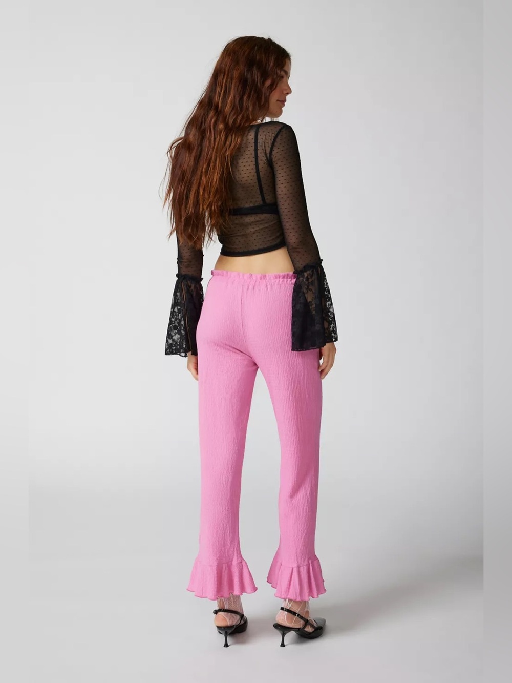 Urban Outfitters Daphne Ruffle Flare Pant - Picture 4 of 13